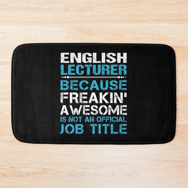 Item preview, English Lecturer T Shirt - Freaking Awesome Job Gift Item Tee designed and sold by oetate4774.