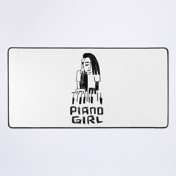 Item preview, Piano Girl for Piano Player designed and sold by badlydrawnbabe.