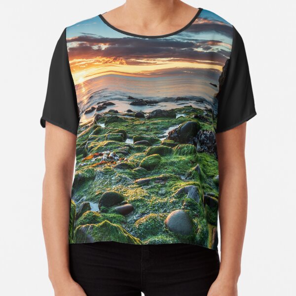 Pettico Wick Sunset Chiffon Top