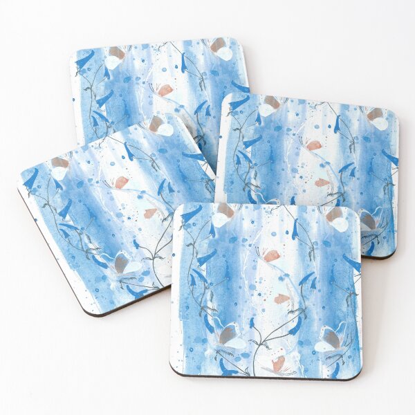 Item preview, BUTTERFLIES & BUDDLEIA IN BLUE & PINK - BY CJ'S CRAFTS designed and sold by CJSCRAFTS.