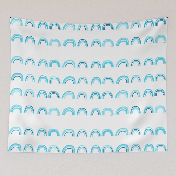 Aperçu de l'œuvre Résumé Arches Aqua 12921 créée et vendue par mandalafractal.