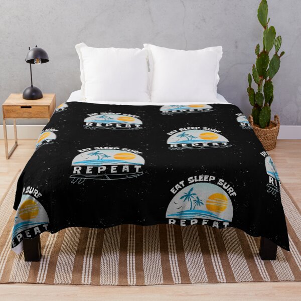 Item preview, Eat Sleep Surf Repeat-Funny Surfing Apparel Gifts for Surfers This Holiday designed and sold by DeeSignTShirts.
