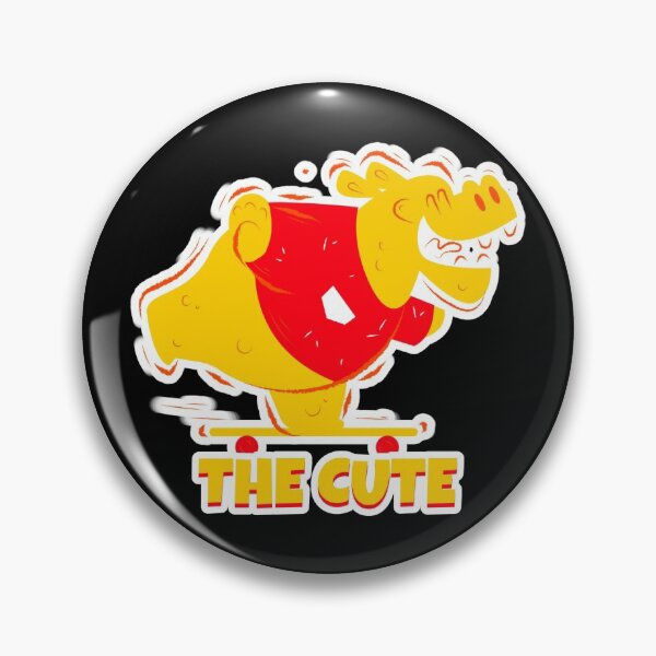 Item preview, Cute Baby Hippopotamus Enjoying Skateboarding designed and sold by Red-ElYoubi.
