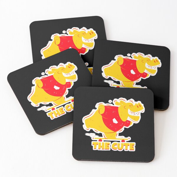 Item preview, Cute Baby Hippopotamus Enjoying Skateboarding designed and sold by Red-ElYoubi.