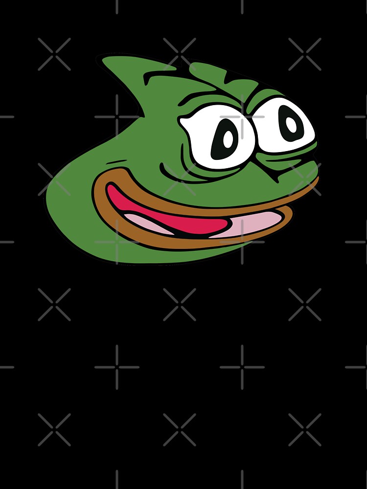 Kids Pepega Pepe T-Shirt Emote Black : : Clothing, Shoes &  Accessories