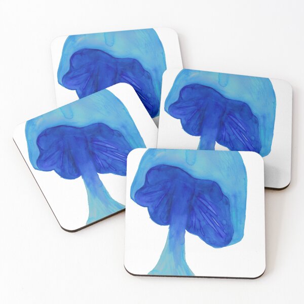 Item preview, Watercolor Blue Mushroom designed and sold by RoxyTocin.