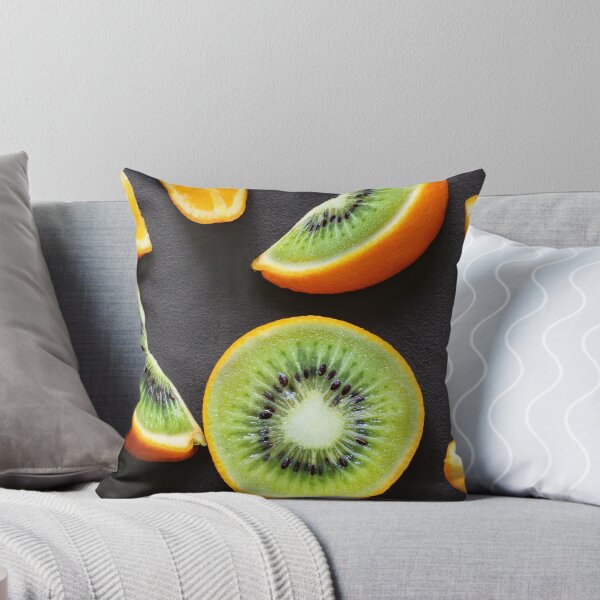 Item preview, Kiwi naranja designed and sold by CanopyCollage.