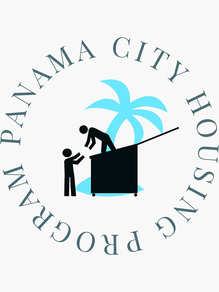 "Panama City Housing Program" Sticker by PCMerch Redbubble