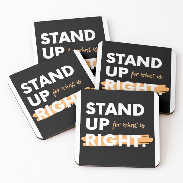 Item preview, stand up for what is right designed and sold by Danson44.
