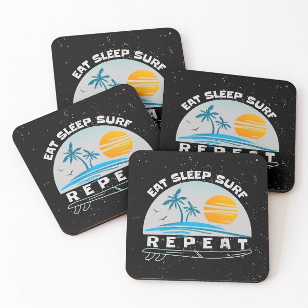Item preview, Eat Sleep Surf Repeat-Funny Surfing Apparel Gifts for Surfers This Holiday designed and sold by DeeSignTShirts.