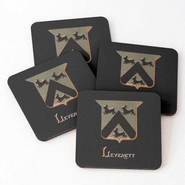 Item preview, Leverett Family Coat of Arms designed and sold by Heraldica.
