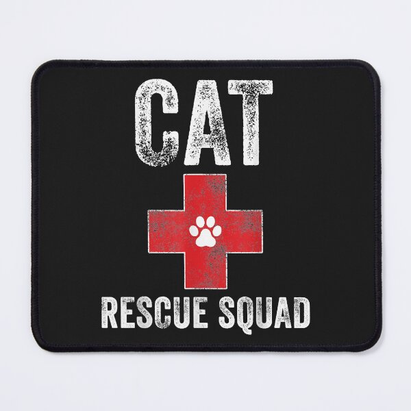 Item preview, Cat Rescue Squad Animal Rescue Adoption Pet Lover Vintage designed and sold by Christmas222.