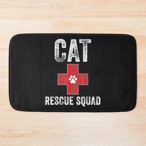 Item preview, Cat Rescue Squad Animal Rescue Adoption Pet Lover Vintage designed and sold by Christmas222.