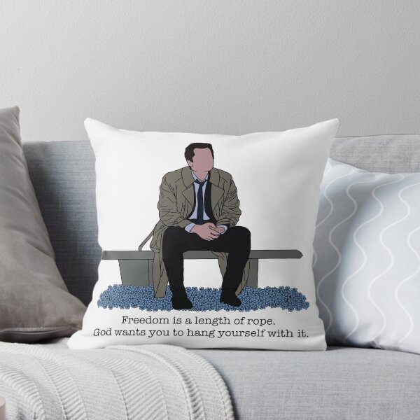 Item preview, Freedom Is A Length of Rope, Castiel on a Bench designed and sold by spottedhound.