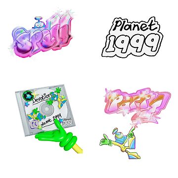 Artwork thumbnail, p1999 sticker pack by Angel Bunni
