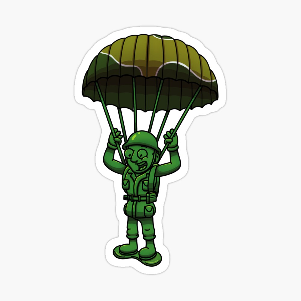 Disney Pixar Toy Story Green Army Men With Parachutes