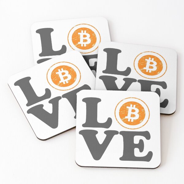 Item preview, I love Bitcoin crypto crupto-t-shirt designed and sold by crypto-t-shirt.
