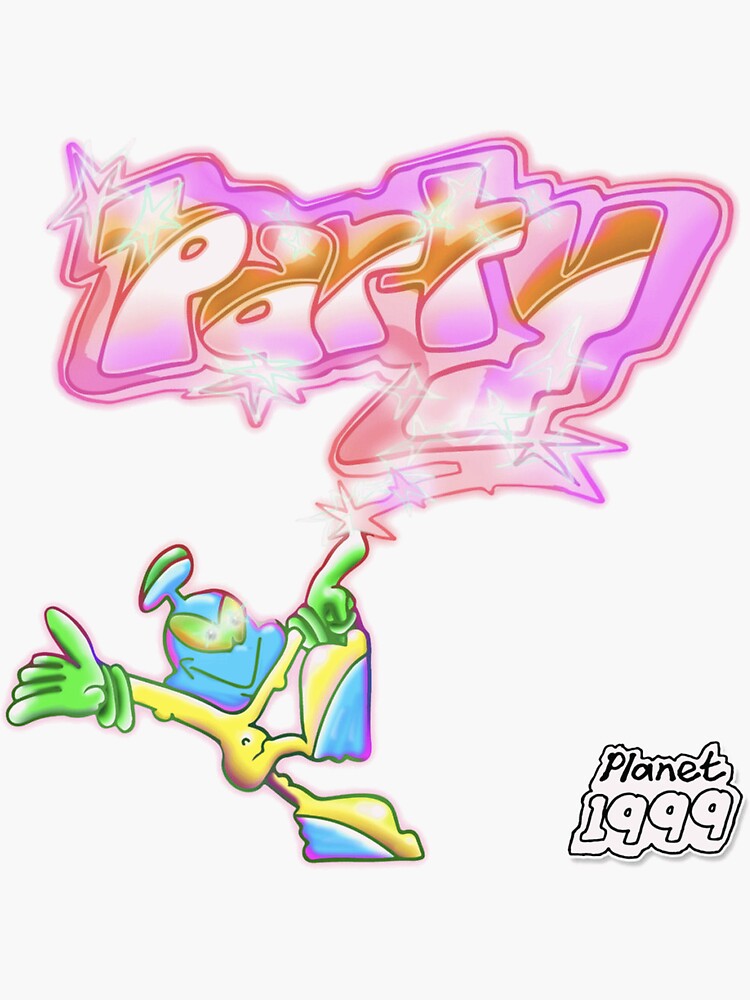 Thumbnail 3 of 3, Sticker, p1999 party designed and sold by SabrinaMiles98.