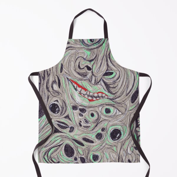 Item preview, S3-2 (psychedelic surreal character face drawing) designed and sold by Discordant Dreams Art.