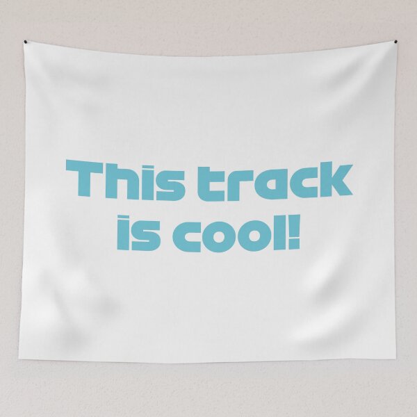 Item preview, "This Track Is Cool" - BOT. Radio Voice Saudi Arabia GP (Light Blue) designed and sold by FilipeFerreira.