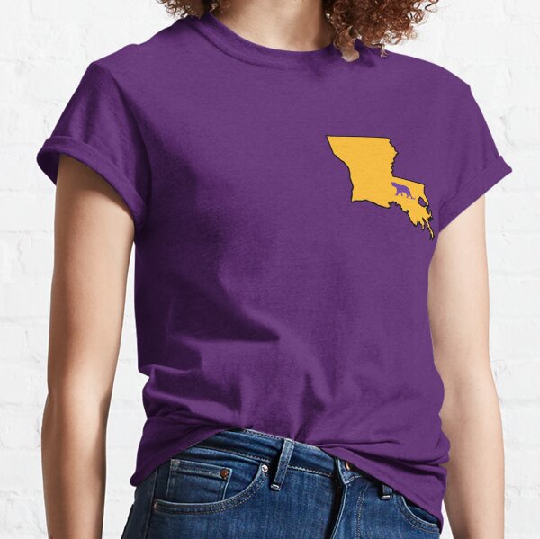 Womens Baton Rouge Louisiana V-Neck T-Shirt