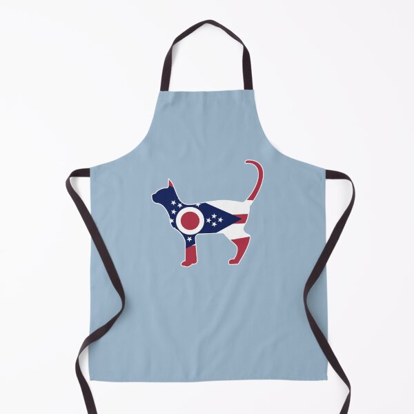 Item preview, State of Ohio Flag for Cat Lovers (Blue) designed and sold by Gsallicat.