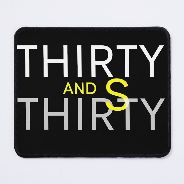 Item preview, Thirty and Thirsty, funny 30 birthday   designed and sold by Benchamart.