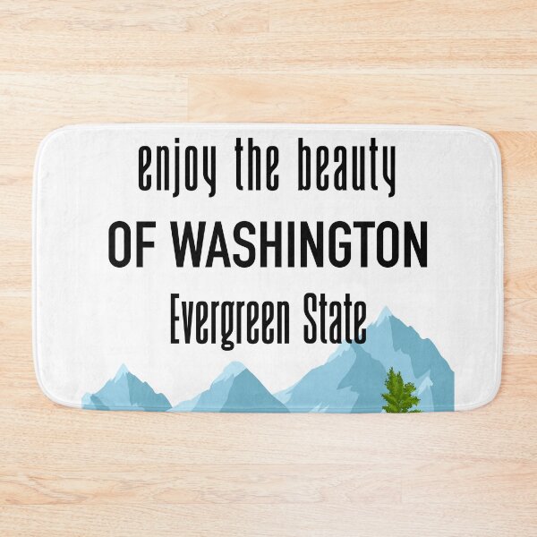 Item preview, enjoy the beauty of Washington Evergreen State designed and sold by hichametta.