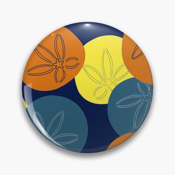 Item preview, Orange Sanddollar Pattern designed and sold by Krystal  Thomas.