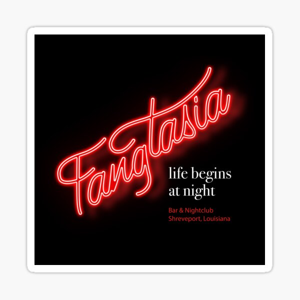 Fangtasia Nachtclub Merch (True Blood) Sticker