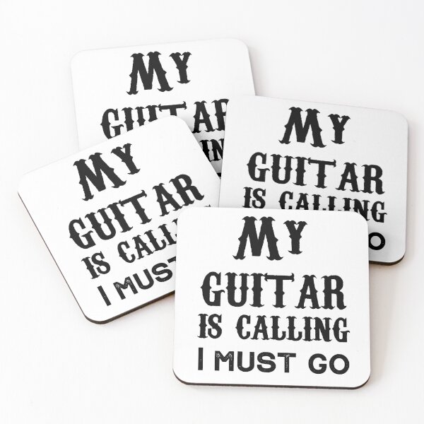 Item preview, My guitar is calling I must go,guitar lovers designed and sold by Mr-tach.