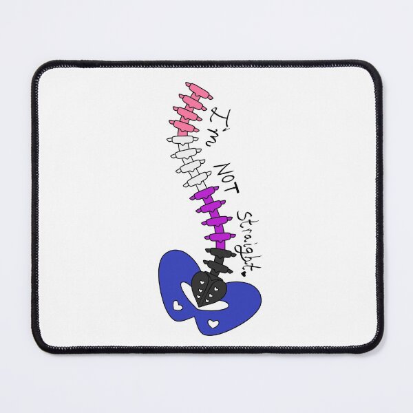 Item preview, Not Straight - Genderfluid designed and sold by WhiteRabbitZero.