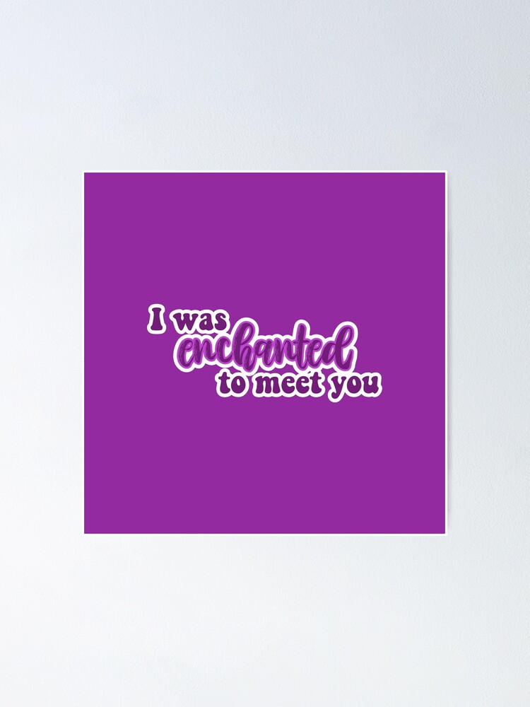 "Enchanted Taylor Swift" Poster for Sale by BoldNFresh Redbubble