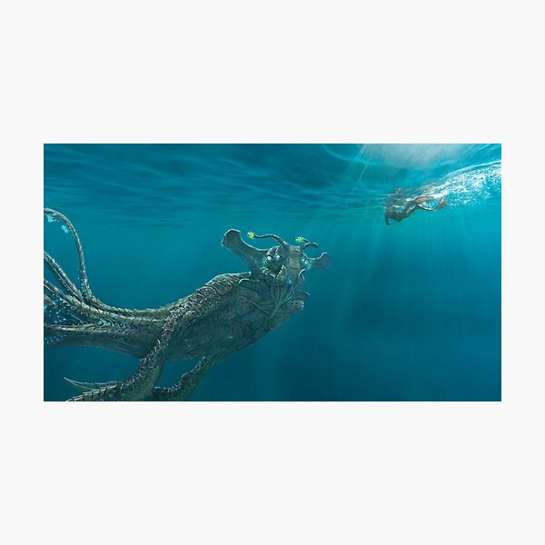 Subnautica Huge Leviathan  Photographic Print