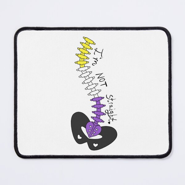 Item preview, Not Straight - Nonbinary designed and sold by WhiteRabbitZero.