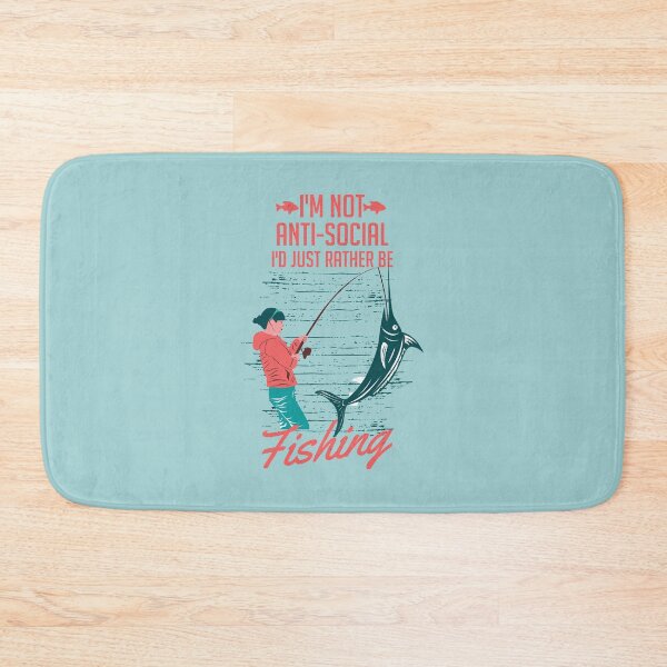 Item preview, I'm Not Anti-Social I'd Just Rather Be Fishing designed and sold by franktact.