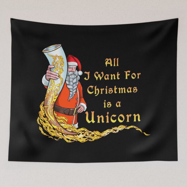 Item preview, All I want for Christmas is a Unicorn designed and sold by saf-saf.
