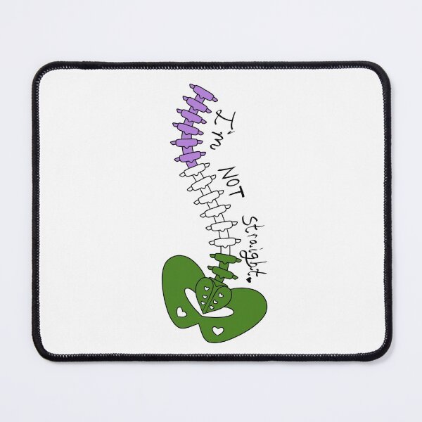 Item preview, Not Straight - Genderqueer designed and sold by WhiteRabbitZero.