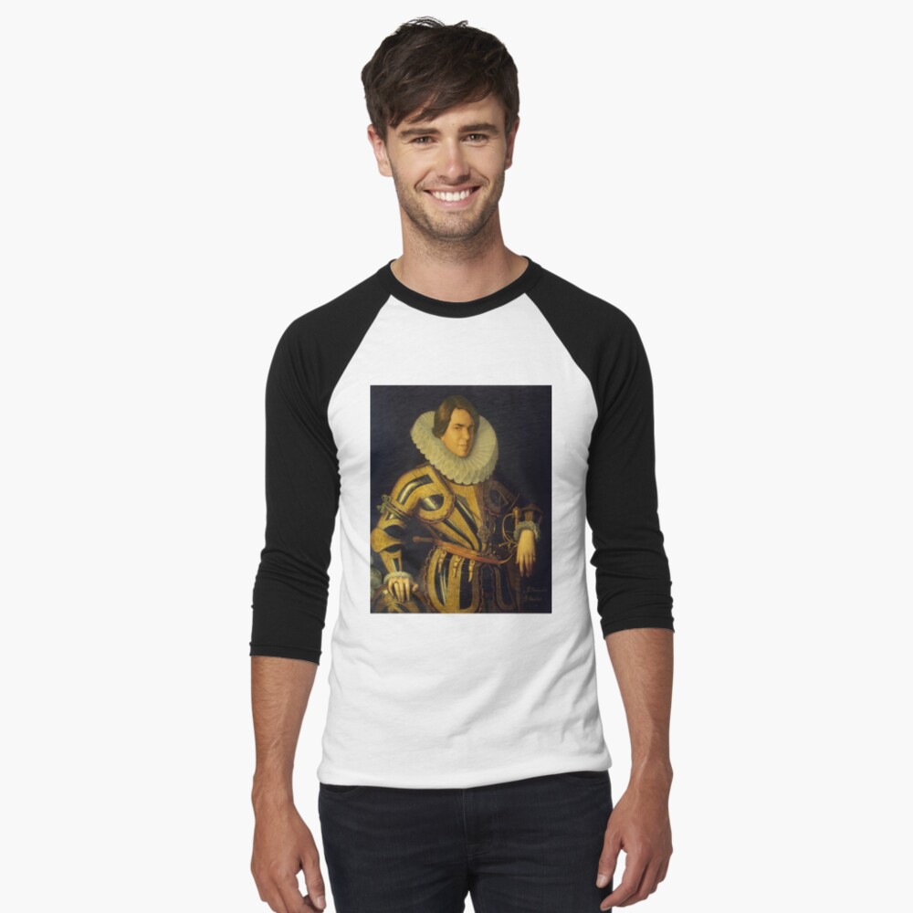 Aperçu de l'œuvre T-shirt baseball manches ¾ créée et vendue par RoyalNadja.