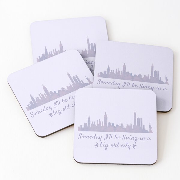 Item preview, Someday I'll Be Living in a Big Old City designed and sold by Mint-Rose.