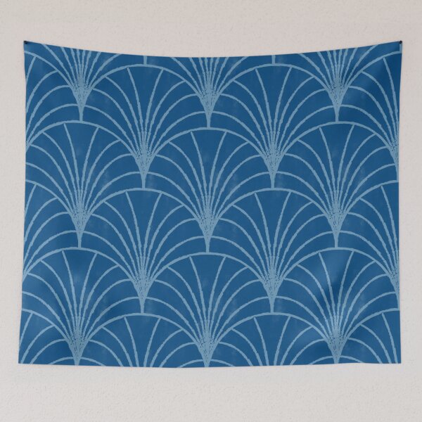Item preview, Blue Scale Pattern designed and sold by Carolina Diaz.