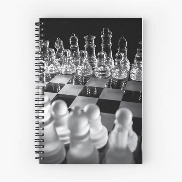 Item preview, Chess Pieces on Glass Game Board designed and sold by Andreea Eva Herczegh.