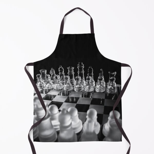 Item preview, Chess Pieces on Glass Game Board designed and sold by Andreea Eva Herczegh.