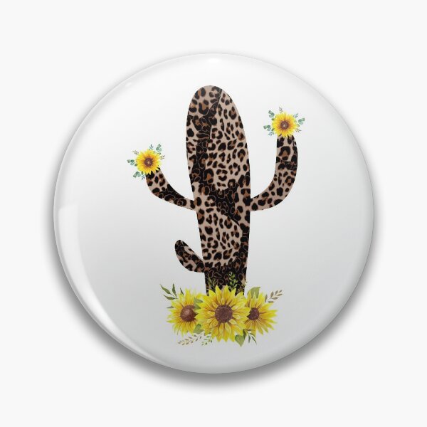 Item preview, Leopard Sunflowers Cactus Lovers Gifts Idea designed and sold by Dr.YesOrNo.
