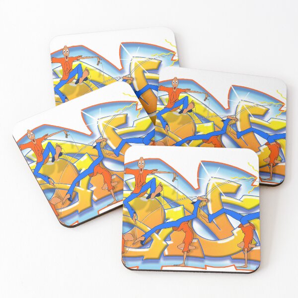 Item preview, Dance Graffiti (orange & yellow, house dancing Rodro) designed and sold by Paul Rodriguez.