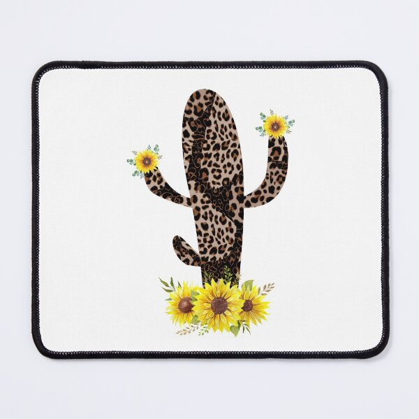 Item preview, Leopard Sunflowers Cactus Lovers Gifts Idea designed and sold by Dr.YesOrNo.