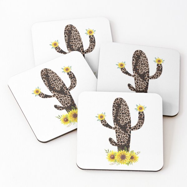 Item preview, Leopard Sunflowers Cactus Lovers Gifts Idea designed and sold by Dr.YesOrNo.