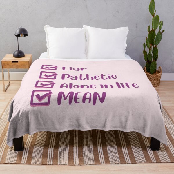 Item preview, Liar, Pathetic, Alone in Life, and Mean designed and sold by Mint-Rose.