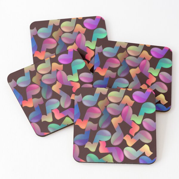 Item preview, Colorful musical letters pattern. designed and sold by DaliaSabryTee.