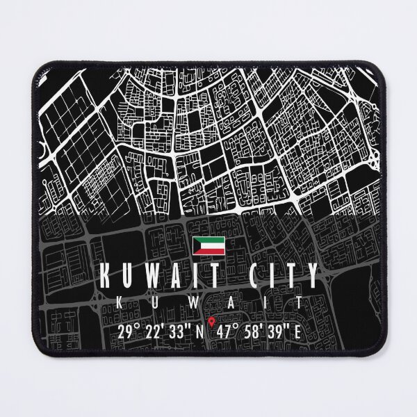 Item preview, KUWAIT CITY MAP KUWAIT designed and sold by hatimelhag.